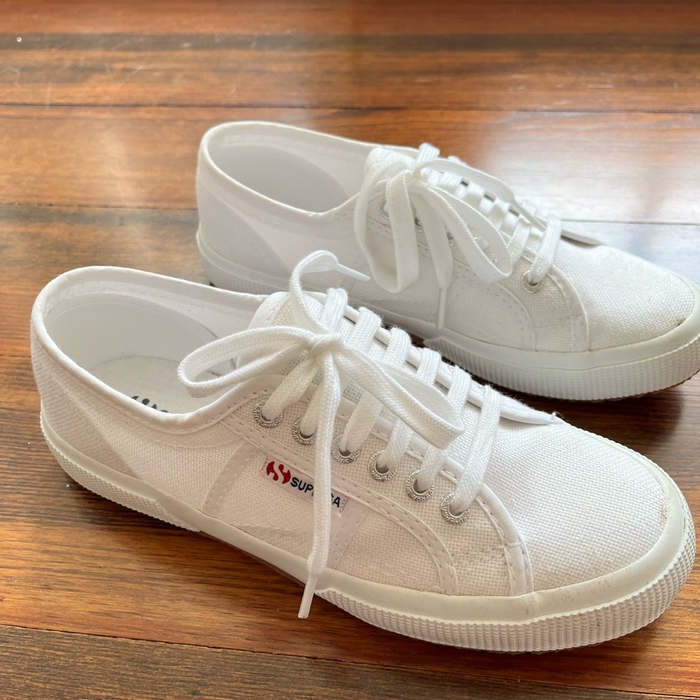 Superga prelaced sneakers